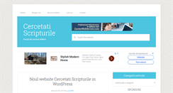 Desktop Screenshot of cercetatiscripturile.intercer.net