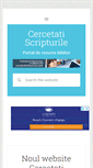 Mobile Screenshot of cercetatiscripturile.intercer.net